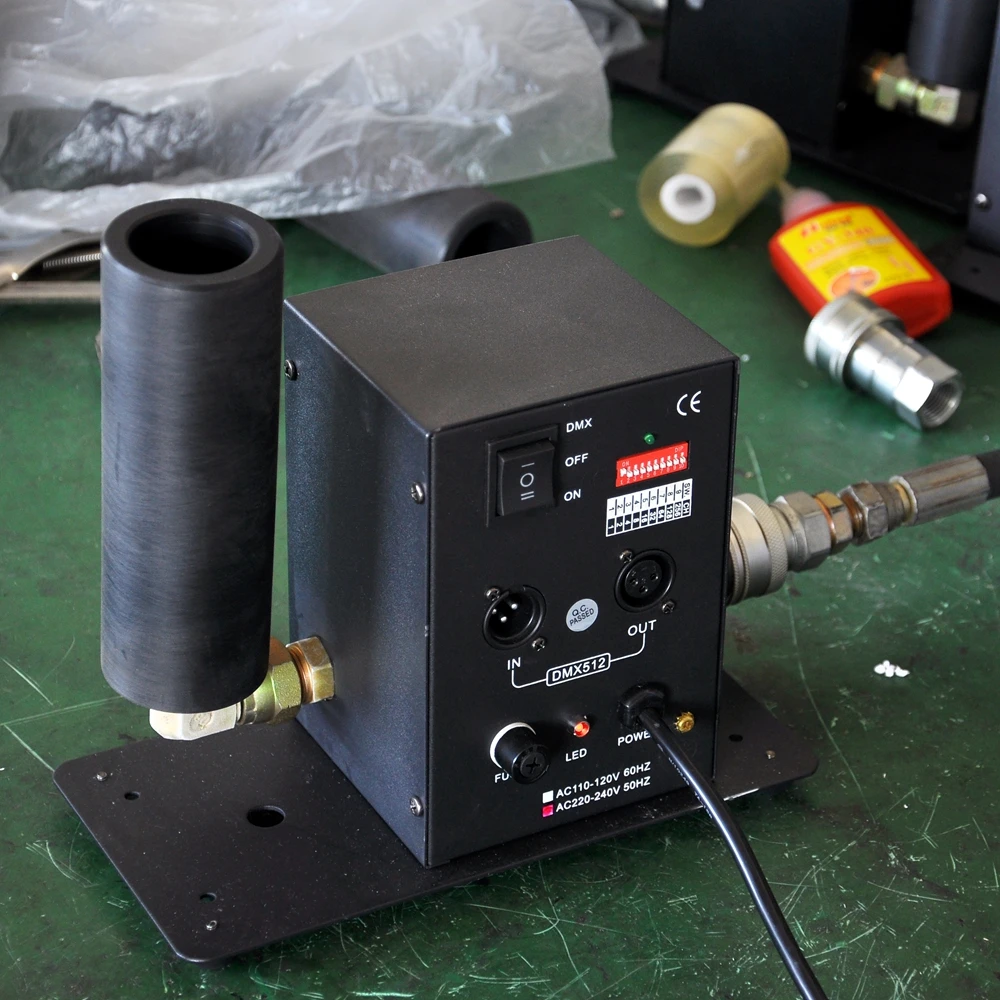 4 шт./лот TIPTOP одна труба CO2 МАШИНА Jet светодиодный сценический свет DMX Co2 пистолет 6 м