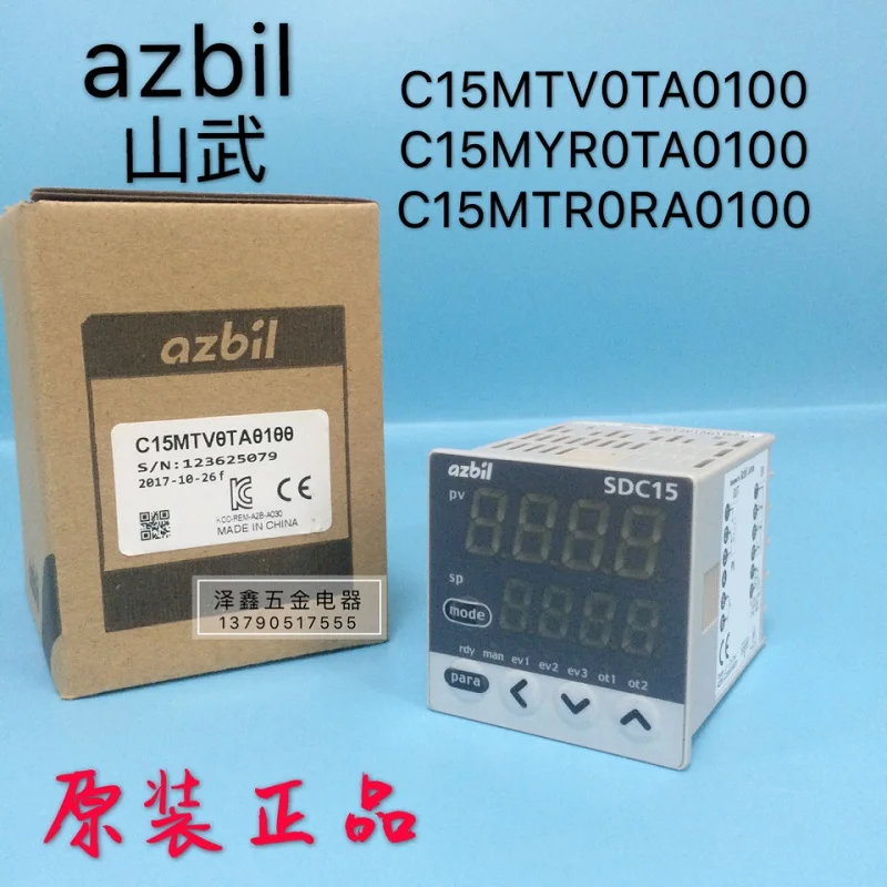 azbil Yamatake Таблица контроля температуры SDC15 C15MTV0TA0100 C15MTR0TA/MTR0RA0100