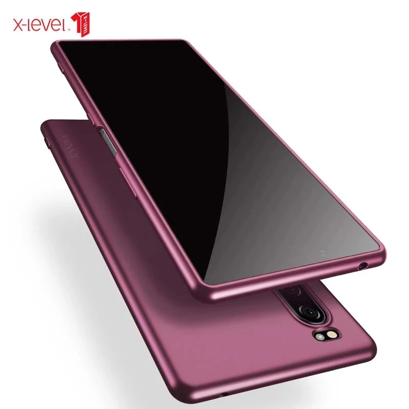 X-Level Тонкий чехол из ТПУ для Sony Xperia 1 5 10 II 8 III Роскошные противоударные гибридные