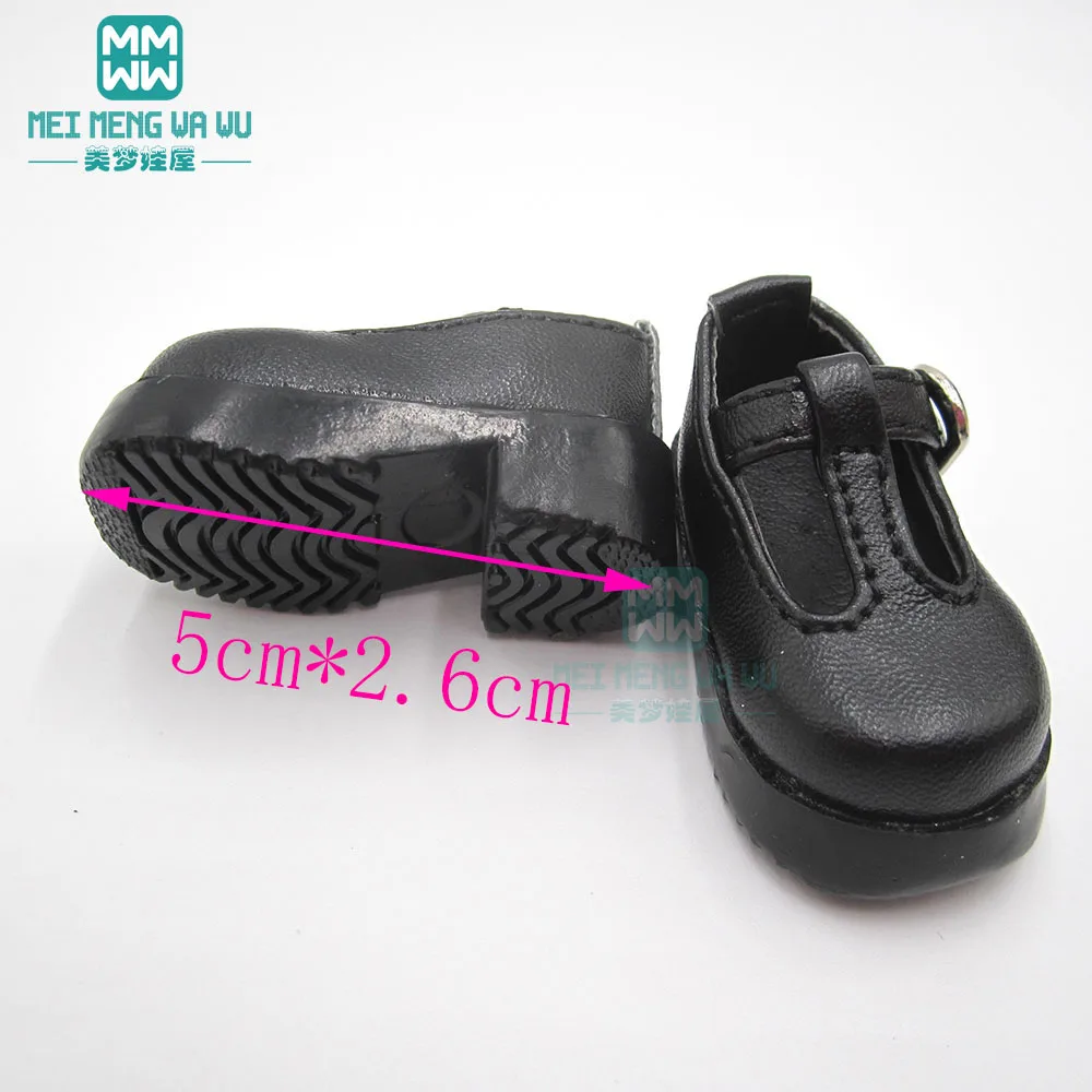 5 см* 2,6 см; 1/6 BJD; обувь для девочек; YOSD MYOU; кукольная обувь; обувь на толстом каблуке; цвет черный, белый, коричневый