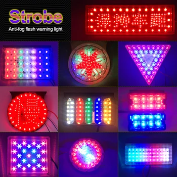 

Truck Flashing Lights Side Lamp 12/24V Car Warning Lights Trailer Super Bright Fog Lamp Waist Light Led Reversing Colorful Light