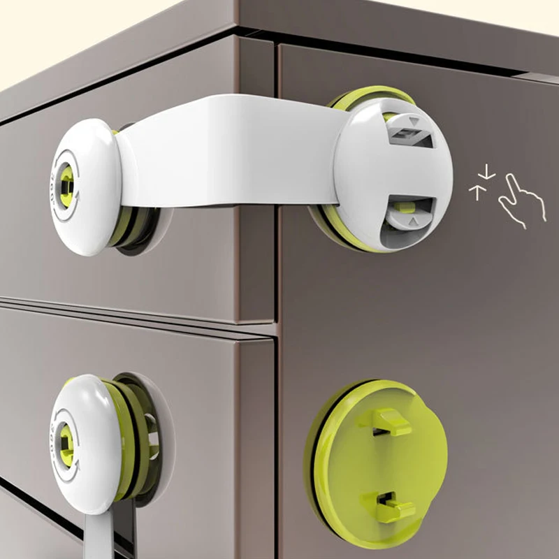 

Baby Safety Lock Child Finger Protector Cabinet Doors Drawer Lock ABS Kids Toiet Fridge Cupboard Lock Anti-collision ProtectIon