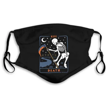 

VINTAGE TAROT CARD , DEATH CARD, OCCULT, TAROT Brand Male Mouth Mask Women's kid PM2.5