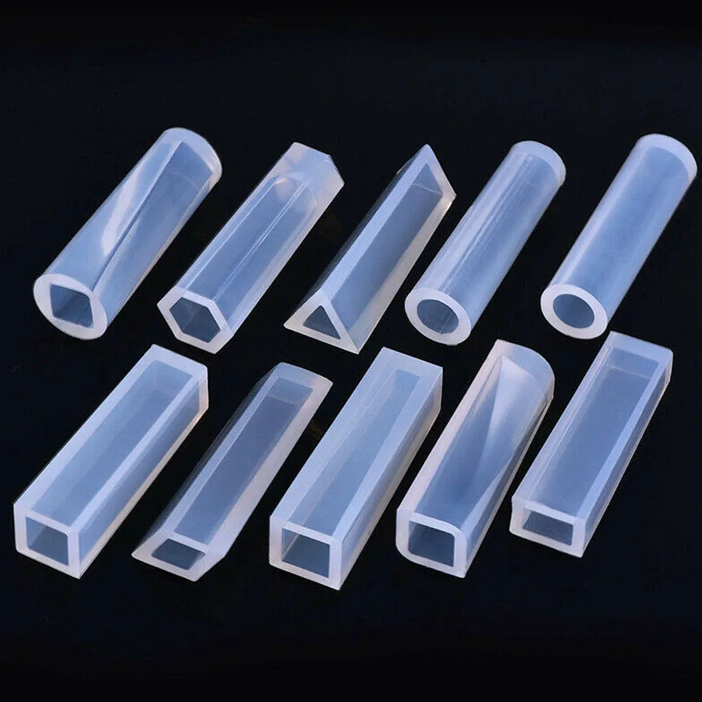 15 шт./компл. сделай-сам Цепочки и ожерелья силиконовые формы Смола ремесло кулон для изготовления украшений вручную декоративно-прикладного искусства и серьги кристаллическая форма с геометрическим рисунком