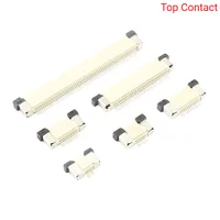10pcs FPC FFC 0.5mm Pitch Drawer Flat Cable Connector Top / Bottom Contact 4P 5P 6P 8P 10P 12P 14P 16P 20P 16P 30P 32P 40P 45P 2