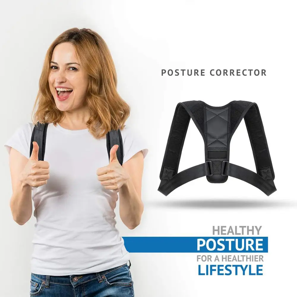 

Posture Corrector Adjustable Back Brace Shoulder Protector Belt Support Men Women Gym Fitness Back Care Guard Strap