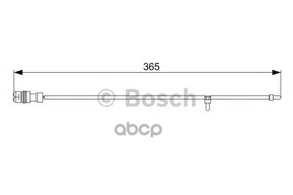 1 987 473 040_PAD Wear Sensor Beore.! L = 365 PORSCHE BOXSTER II / CAYMAN 2.7 04-13 BOSCH ART. 1987473040. measurement alarm | Автомобили
