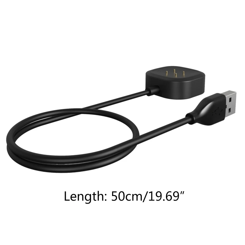 

Charging Base USB Charger Cable Dock Stand for fitbit- Versa 3/Sense Smart Watch