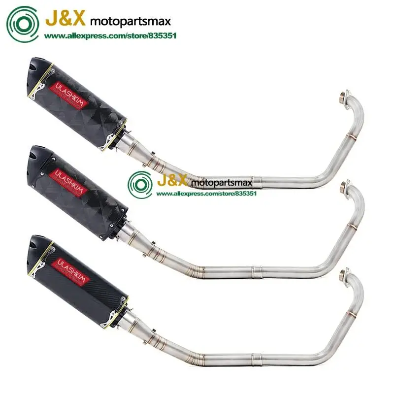Полная выхлопная система мотоцикла Escape slip on для yamaha YZF R15 MT15 MT-15 2008- средняя труба глушителя DB-Killer