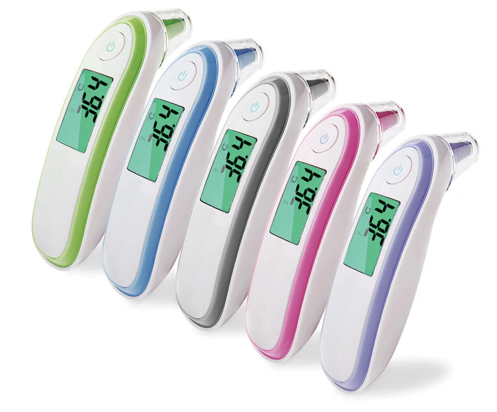 Baby/Adult Digital Termometr Infrared Forehead/Ear Body Temperature Thermometer Non-contact Fever Medical Ear Thermometre