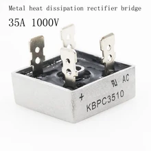 2 PÇS/LOTE KBPC3510 35A 1000V Monofásico Diodo Ponte Retificadora Ponte Retificadora Originais Circuito Integrado