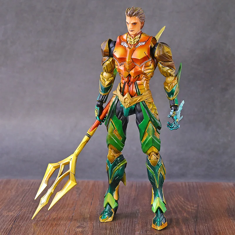 DC Comics Figure Justice League Play Arts Aquaman Super Hero Justice League Aquaman Action Figure P