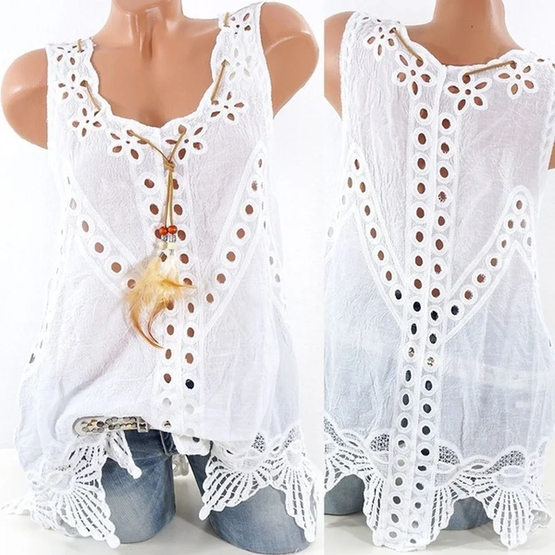 Женские свободные топы ZOGAA повседневные открытые блузки без рукавов с