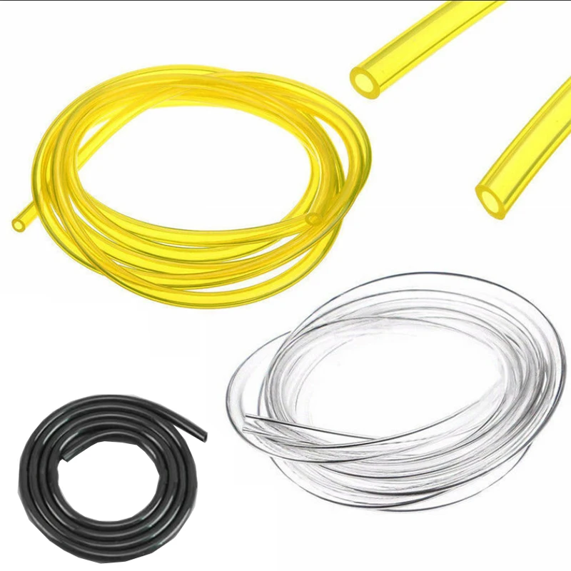1Meter  2/2.4/2.5/3mm Petrol Fuel Gas Line Pipe Hose Tube Oil Gas Resistant for String Trimmer Chainsaw Saw Blower