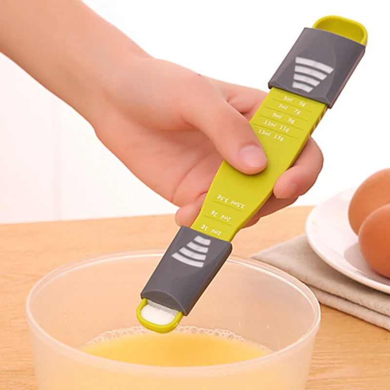 

Baking Scale Measuring Spoon Measuring Cup Eight-speed Adjustable Scale Measuring Spoon Baking Tools Kitchen Accessories