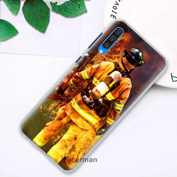 Пожарный герои телефонные чехлы для samsung Galaxy A10 A20e A30 A40 A50 A60 A70 A80 A6 A8+ A7 A9 жесткий чехол из поликарбоната - Цвет: 04