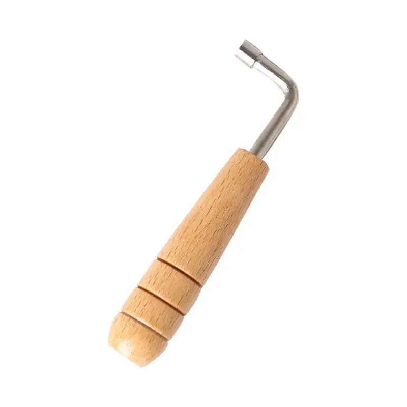 

Lyre Tuning Wrench lyre Adjusting Rod Wood Handle Adjusting Tool Internal 4 Angle Wrench 4mm Adjustable Diameter