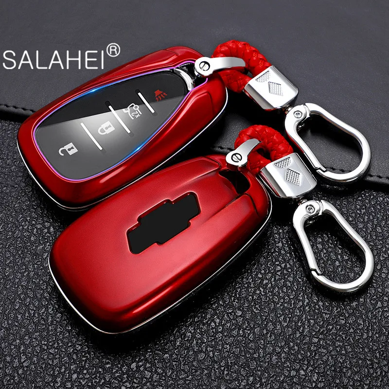 

Чехол для автомобильного ключа из АБС-пластика для Chevrolet 2016-2021 Equinox Malibu Cruze Camaro Tahoe Silverado подача блейзера Sonic