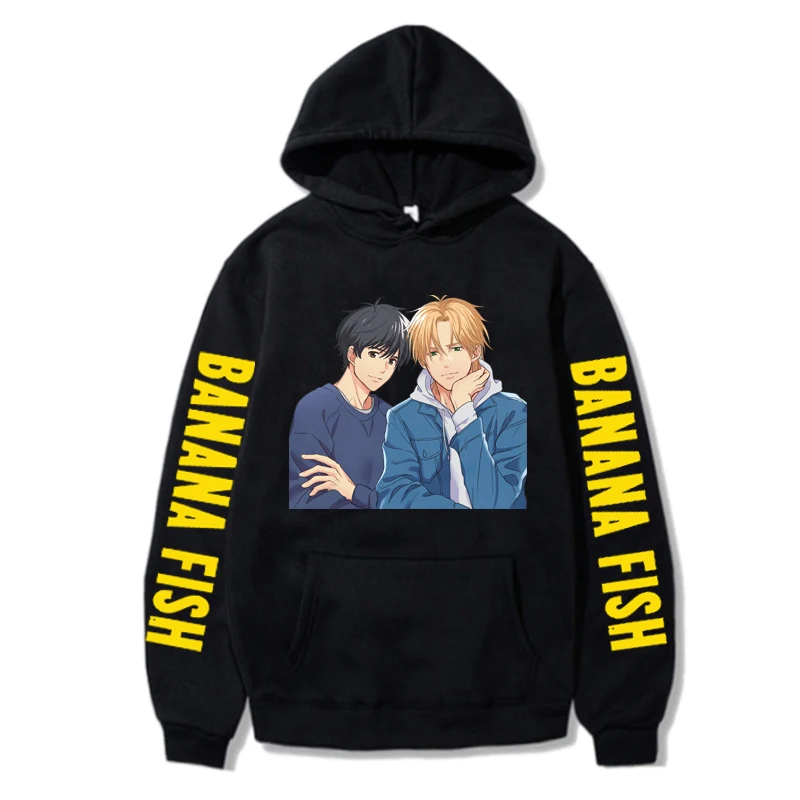 

Cool Style Banana Fish Hoodies Male Hip Hop Men Sweatshirts Clothing Anime Graphic Friends Gift Oversized Dropshipping