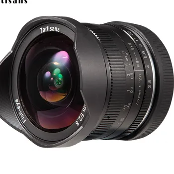 

7artisans 7.5mm F2.8 Fisheye Lens 180 Degree Angle Apply to All Single Series for Fuji Canon E Mount Micro 4/3 Mirrorless Camera