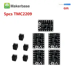 MKS TMC2209 Драйвер шагового двигателя для BIGTREETECH SKR V1.3 Stepstick двигатель шаговый драйвер устройства 3d модуль драйвера принтера