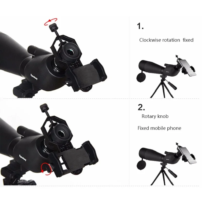 Аксессуары для телескопа, микроскопа, универсальный мобильный сотовый телефон большого размера, адаптер, крепление, держатель, Новинка