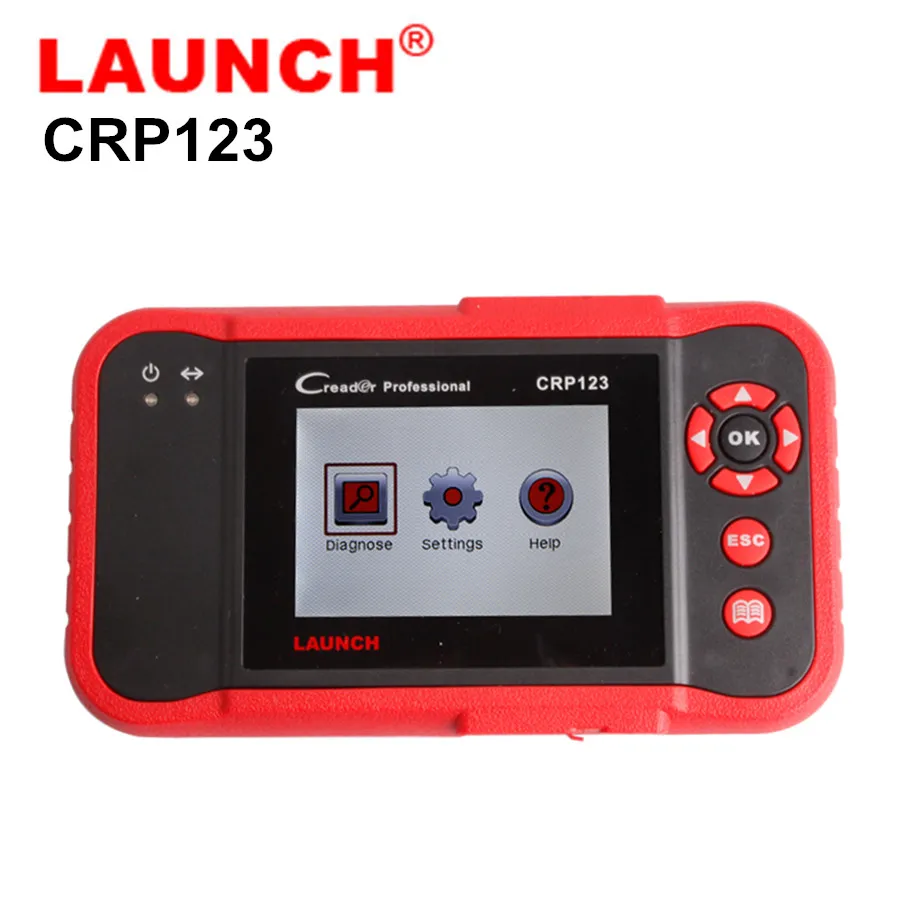 Считыватель кодов Launch X431 CRP123 OBD2 сканер для двигателя/ABS подушки