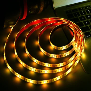 

5V Led Strip Light PC RGB 5050 0.5M- 5M Waterproof Ambilight TV Backlight Light 5 V Led RGB Strip Tape Lamp For USB Controller