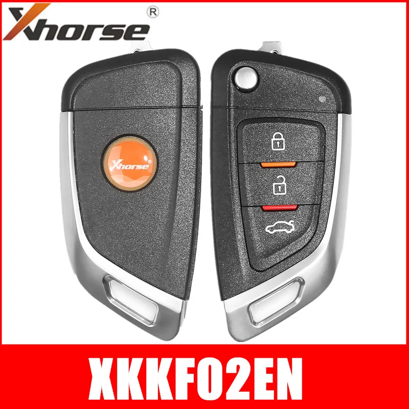 Универсальный дистанционный Автомобильный ключ Xhorse XKKF02EN с 3 кнопками для VVDI Key