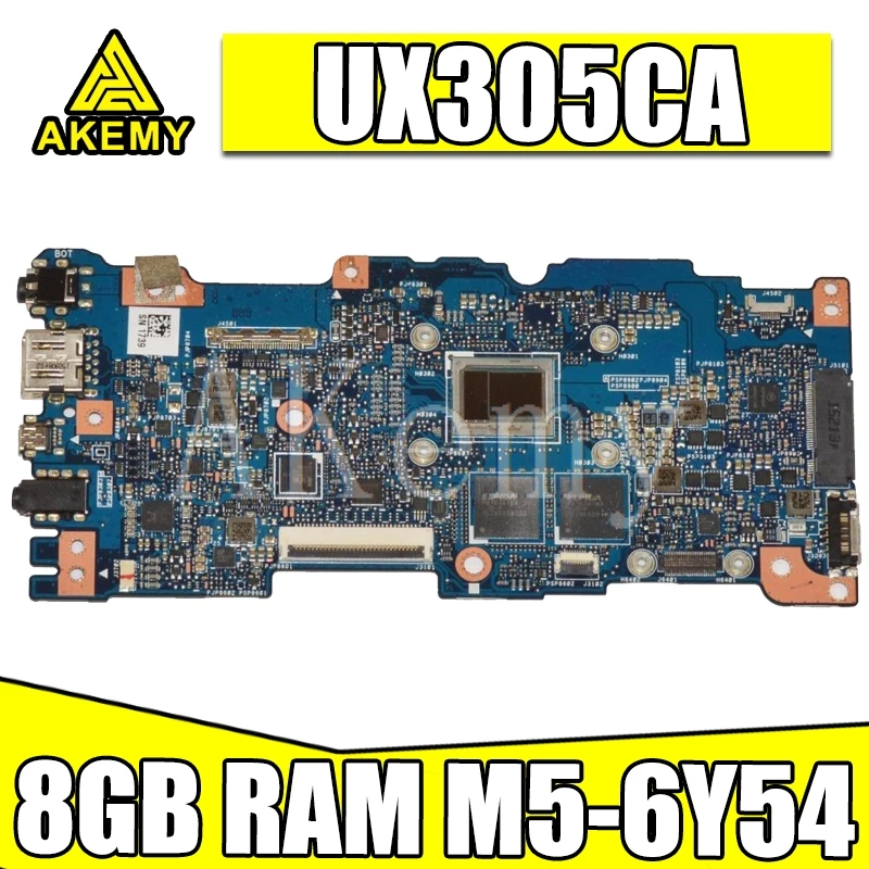 Beste UX305CA Moederbord 8 Gb Ram M5 6Y54 Cpu Moederbord Voor Asus UX305C UX305CA U305C UX305 Laptop Moederbord Getest