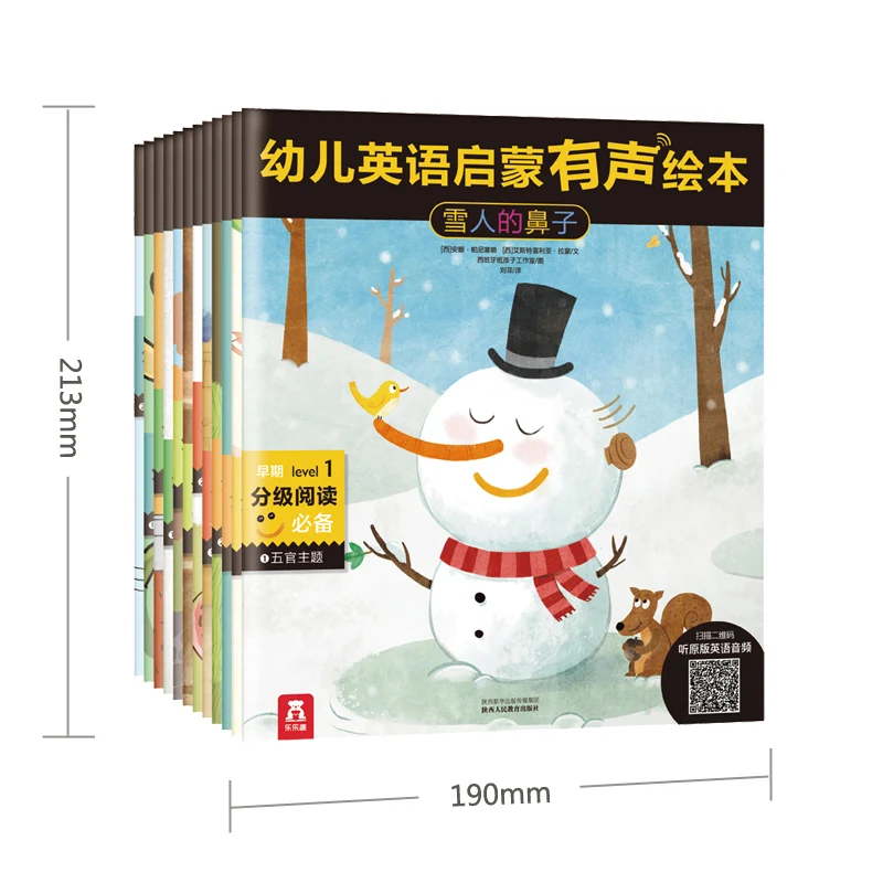 

12 Books/Lot Picture Books for Children Kids Picture Books Baby Famous Story FairyTales Farm Story Book Enlightenment Book