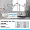 Kitchen Faucets Smart Sensor Pull-Out Hot and Cold Water Switch Mixer Tap Smart Touch Spray Tap Kitchen Convenient Black Faucets ► Photo 3/6