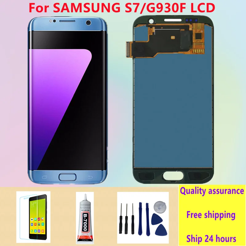 Pantalla Talctil Lcd Para Samsung Galaxy S7 G930, Montaje De Digitalizador Con Marco, Originale, G930 G930F