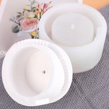 

Silica Gel Mould Manual System Container Crystal Glue Resin Dried Flowers Mould Aromatherapy Gypsum Fleshiness Flowerpot Pot