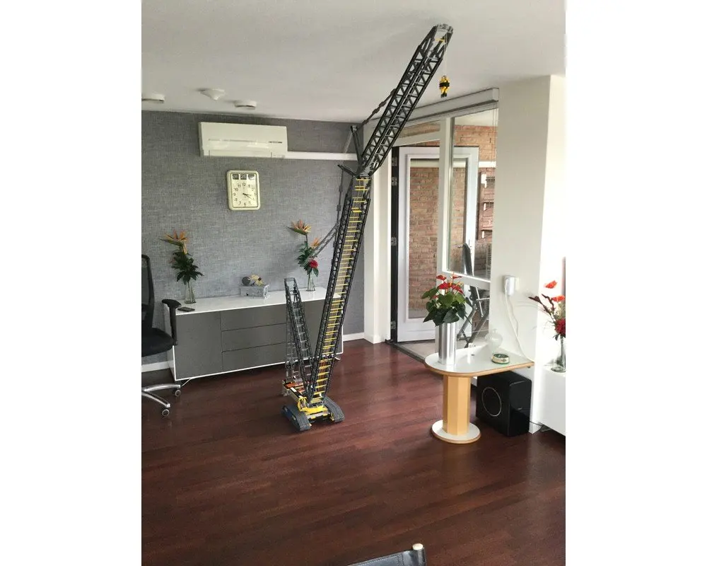 Legoins технологии строительный блок moc 46578 на гусеничном ходу крана Liebherr 11000 высокой