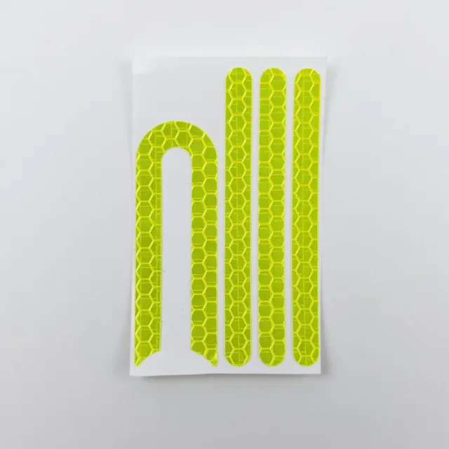 1Set Front&Rear Wheel Cover And License Reflector Sticker For XIAO*MI M365/PRO PET Electric Scooters Component Parts Accessories Fluorescent