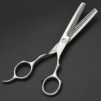 

Hot 6 Inch Double Edged Hair Salon Stylist Barbers Thinning Shears Scissors Stainless Steel Shears Sharp Hair Cutting Tools M3
