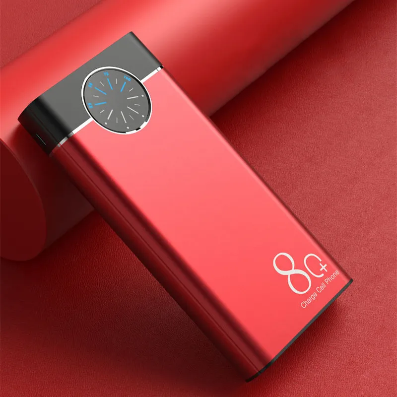 50000mAh Power Bank Large Capacity Portable Phone Charger Watch Digital Display 2 USB Outdoor Travel PowerBank for Xiaomi IPhone 50000mAh Power Bank Large Capacity Portable Phone Charger Watch Digital Display 2 USB Outdoor Travel PowerBank for Xiaomi IPhone
