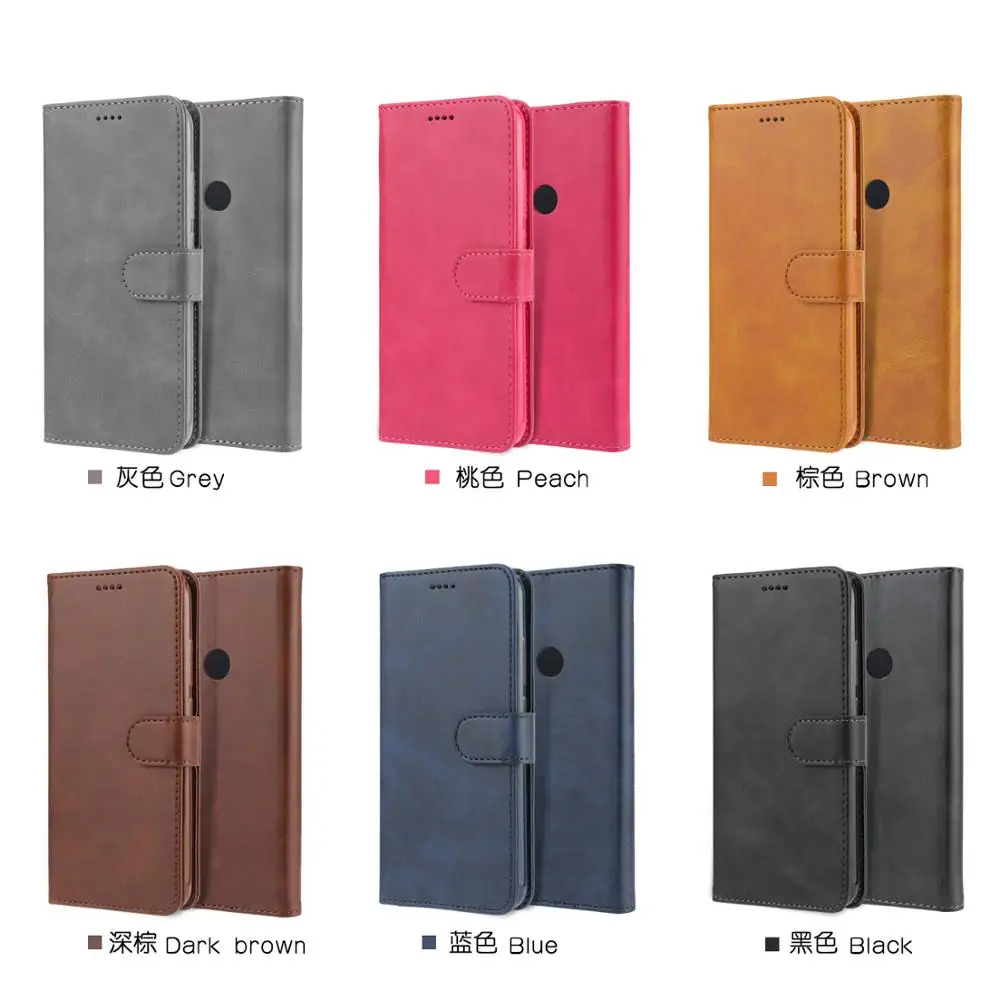 

Cover For Redmi Note 8 Luxury flip leather case for redmi note 8 Magnetically sewn leather case with card slot Shockproof Cases