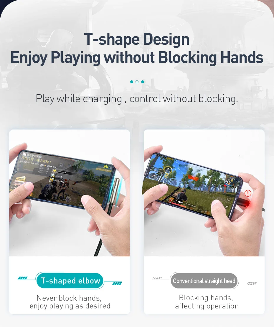 Baseus Câble Rapide USB type C  Avec LED Éclairage-2
