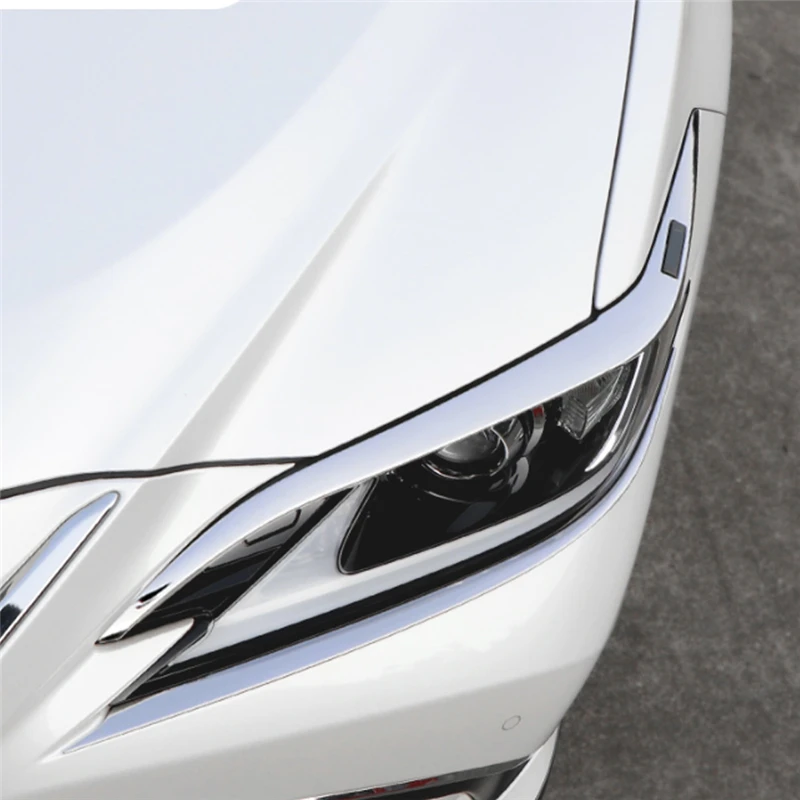 CARMANGO для Lexus ES 2018 2019 ES200 ES300 ES260 Стайлинг автомобиля передняя фара хромированная