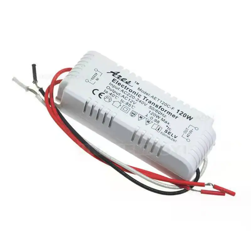 AC 220V AC 12V 전자 변압기 전압 변환기 20-60W 스마트 전원 공급 장치 드라이버 디밍/분할/원격 제어