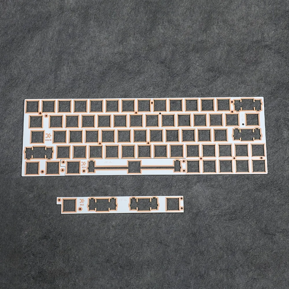60% 61 64 GK61 GK64分割プレート交換可能なリムーバブルスペース