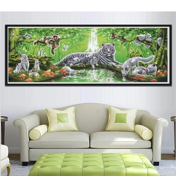 

Diamond Painting Full Square/round Drills Tiger,raccoon,rabbit Embroidery Cross Stitch Rhinestone 5D DIY Mosaic landscape Decor