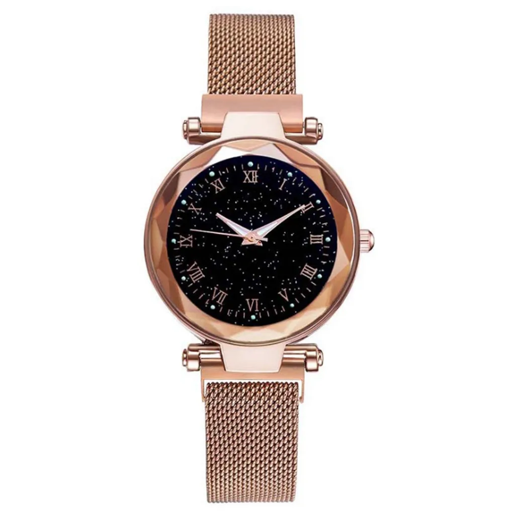 Повседневные часы подарок Relogio Feminino часы чистая пряжка с магнитом женские часы Женские кварцевые наручные часы relojio mujer
