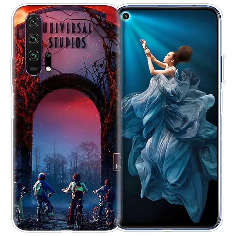 ТВ шоу странные вещи чехол для huawei Honor 9X 8X Y9 20 8C 8 9 10 Play 8A Lite Pro V20 Y7 Y6 Y5 мягкие чехлы для телефонов - Цвет: 01