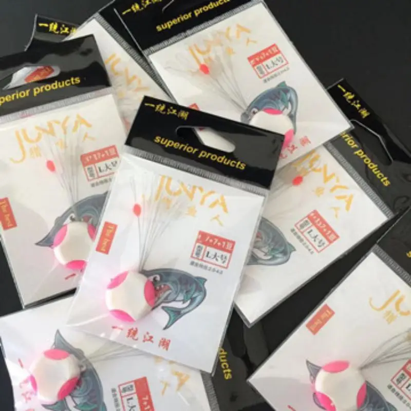 7 в 1 поплавок бобов эластичность снасти круговые грузила пространство овальный стопор