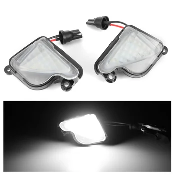 

2x Canbus White Error Free LED Under Mirror Light Puddle Lamp for skoda Octavia Mk3 5E 2012-2017 Superb 2 2008-2019 Octavia 3