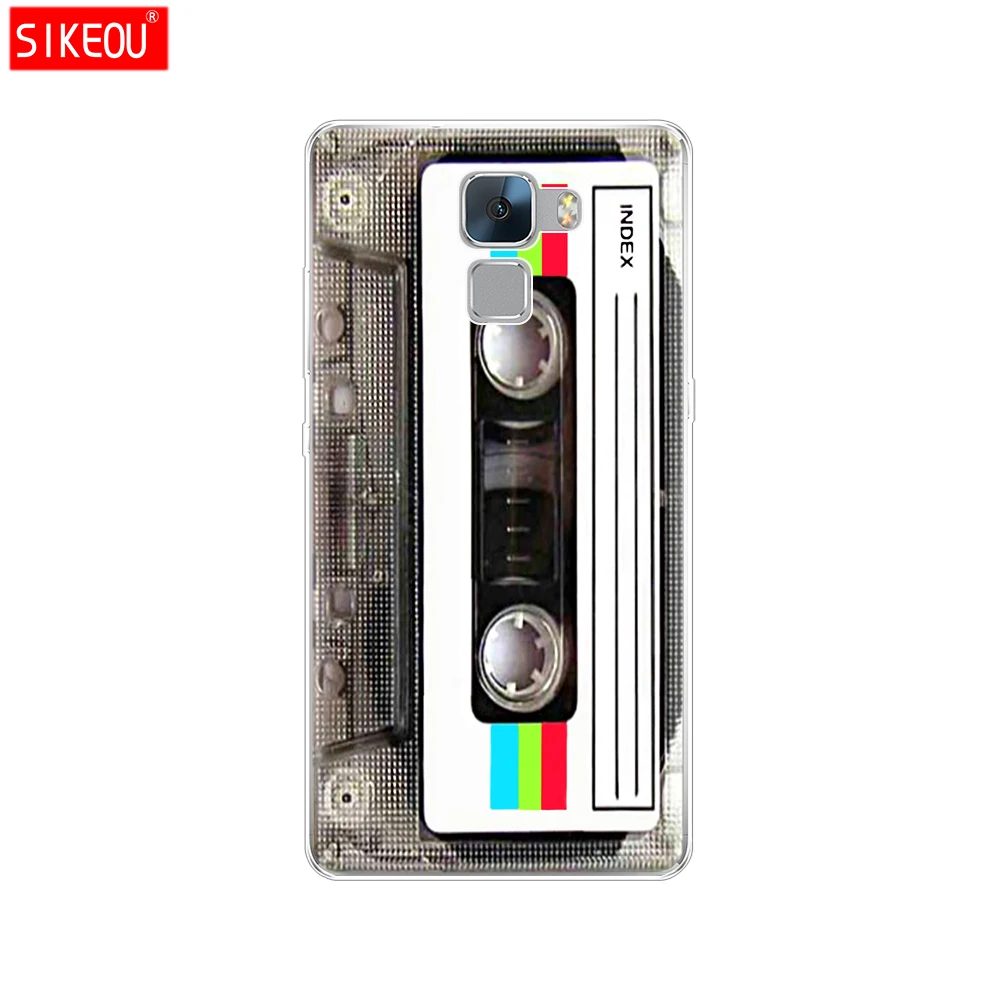 Sikeou Penutup Ponsel Case untuk Huawei Honor 7 Silikon TPU Lembut Kasus Penuh 360 Anti-Crash Ponsel Shell Ponsel Tas