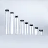 10pcs 15-110ml Small Glass Bottle With Cap Kitchen Glass Canister Snack Sugar Storage Container Jar Bottle Kitchen Accessories 1